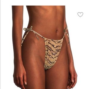 NWT Weworewhat Tiger-Print String Bikini Bottom